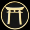 JAPAN TORII GATE ROUND PIN